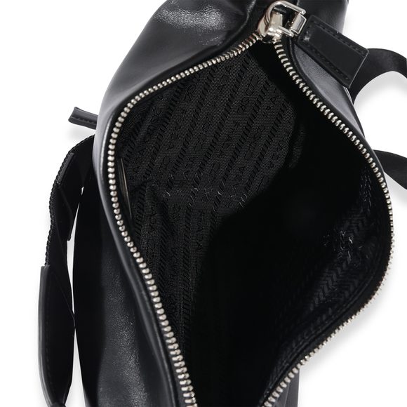 Prada Black Leather Triangle Bag - Picture 8 of 8
